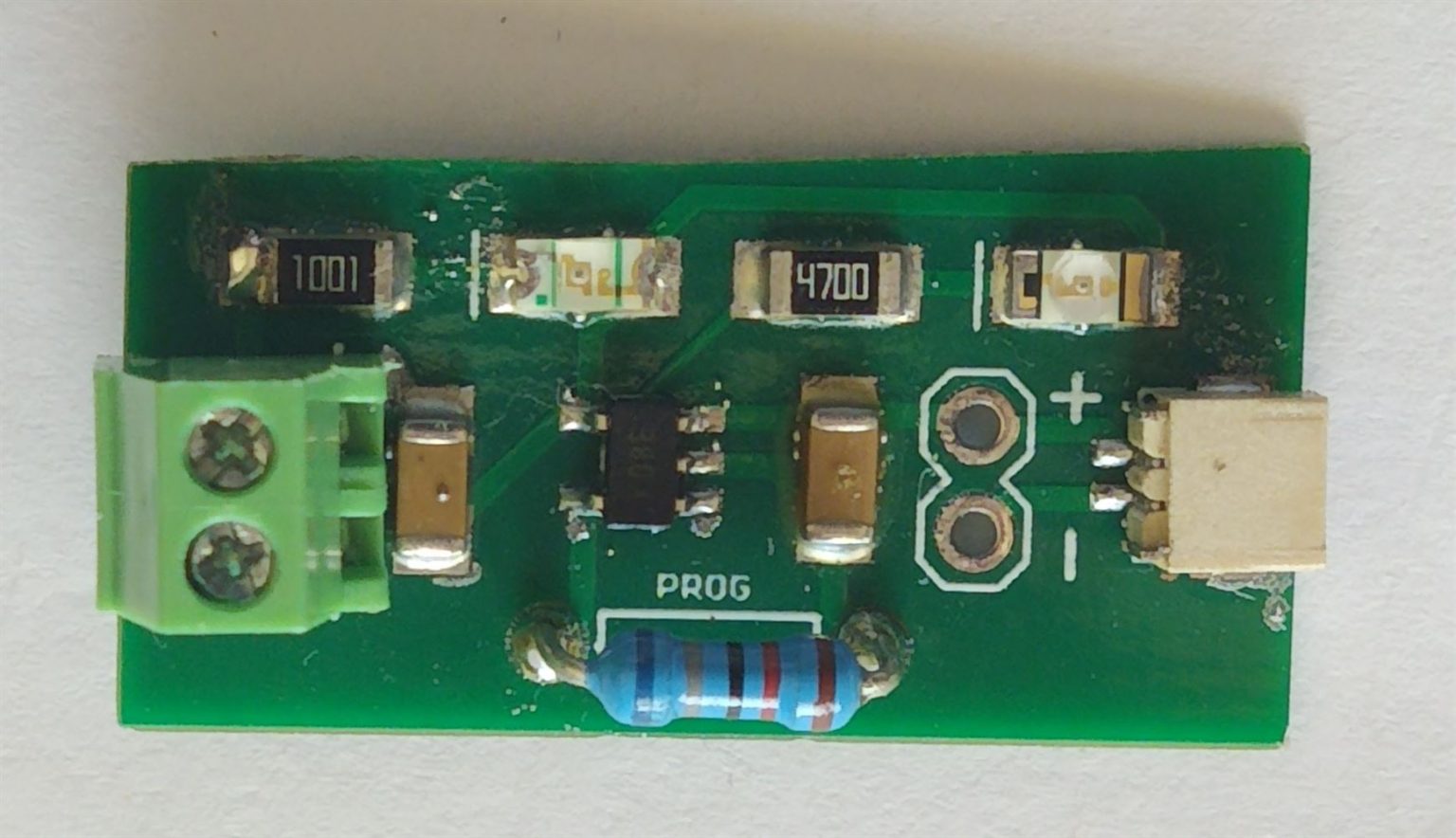 MCP73831 LiPo Battery Charger PC Board