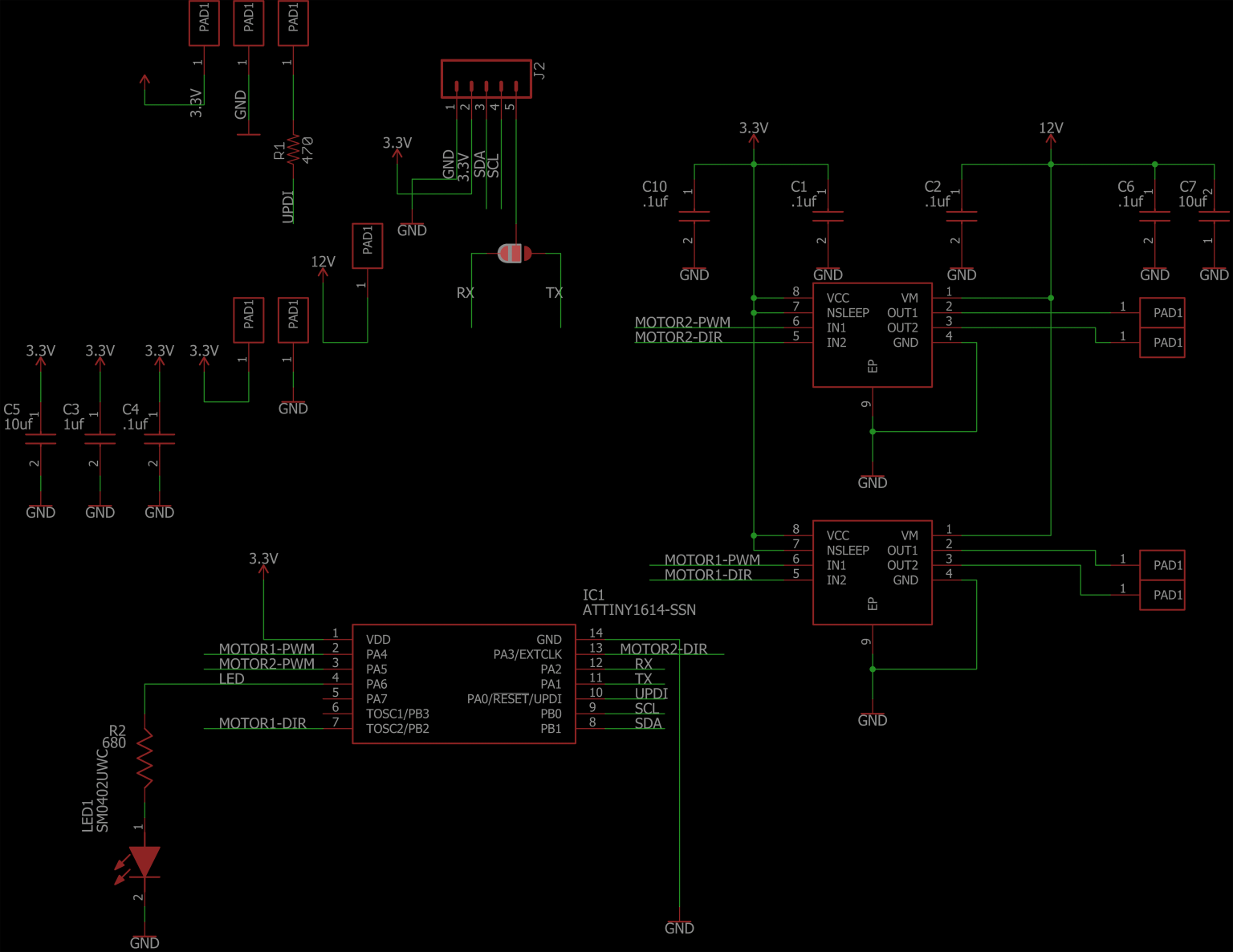 Dimebots Eagle Schematic